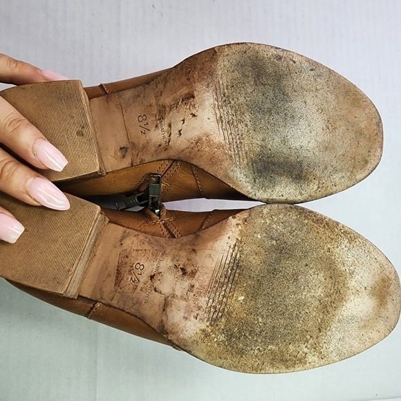 🌸 Madewell‎ | Ankle Leather Boots, size 8.5 - Picture 3 of 5